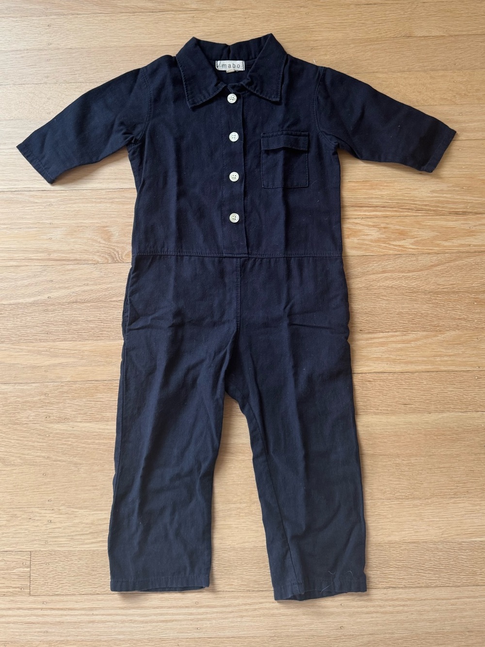 Mabo Wylie Jumpsuit in Navy Blue Twill